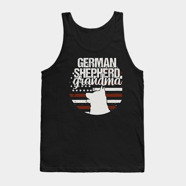 German Shepherd Grandma Tank Top by Tesszero